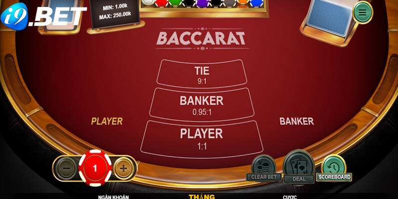 Baccarat I9BET trong một ván đấu quy tắc