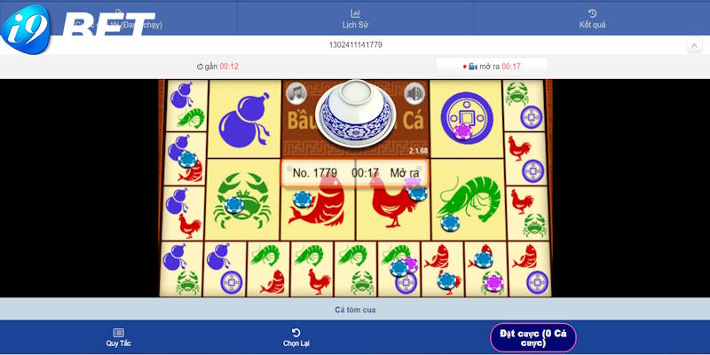 Bầu cua online I9BET đa dạng hình thức cược