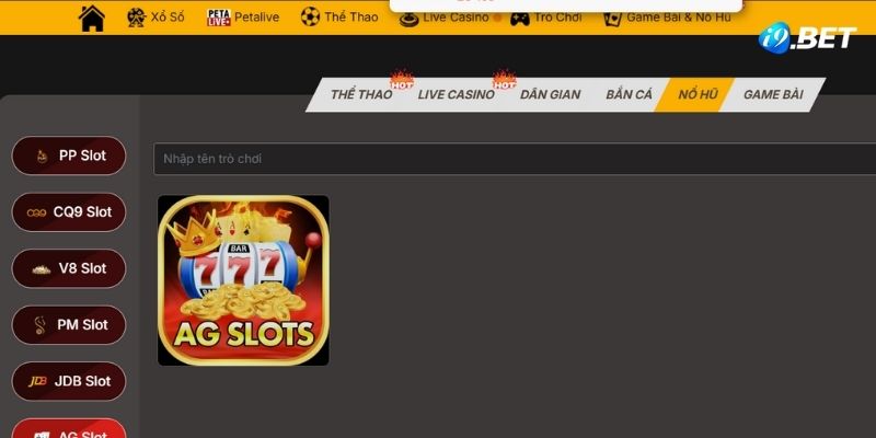 Sơ bộ về game slot AG